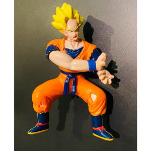 Dragon Ball Z Super Saiyan Goku Kamehameha 1997 Bandai Action Figure